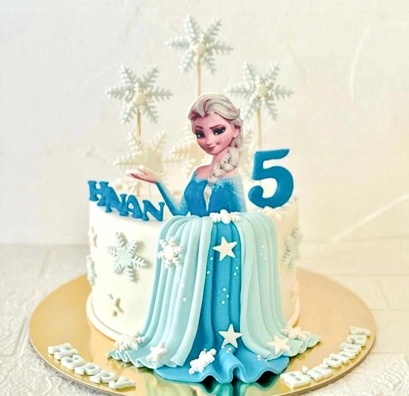 Frozen Elsa Theme Cake